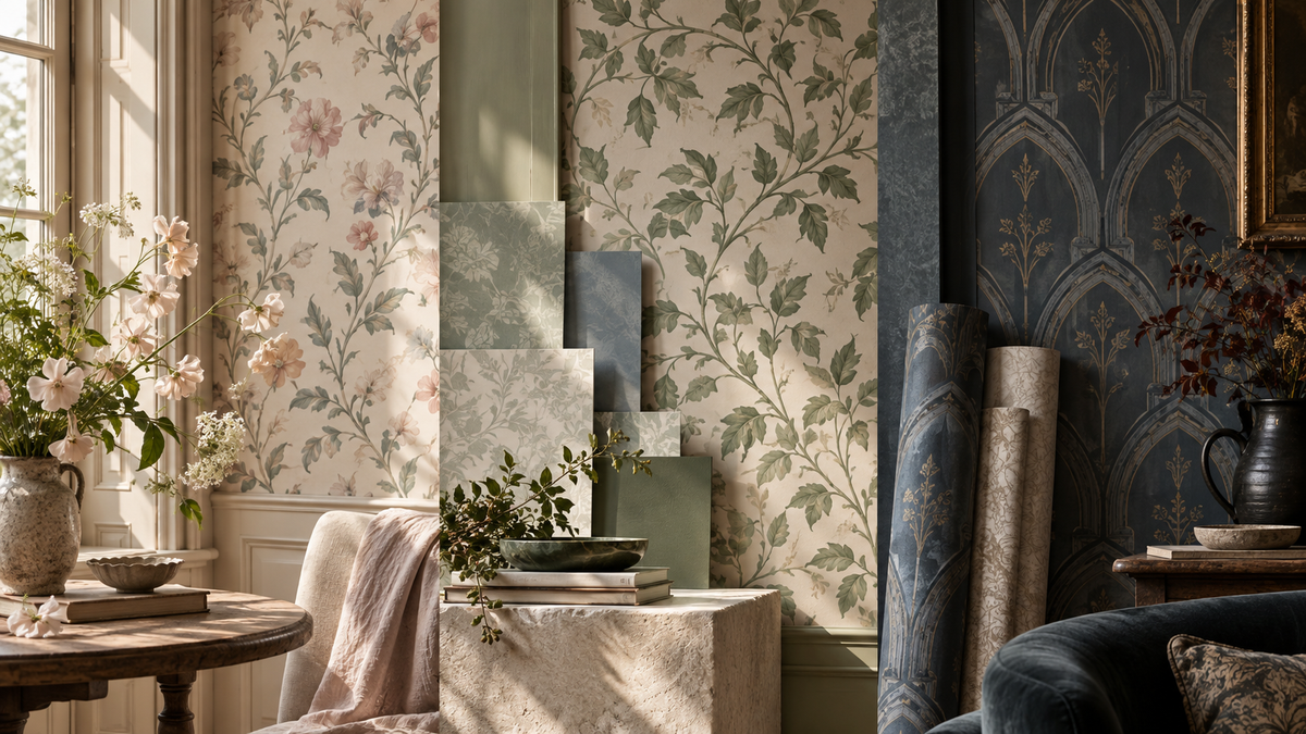 Farrow & Ball Heritage Papers editorial wallpaper inspiration