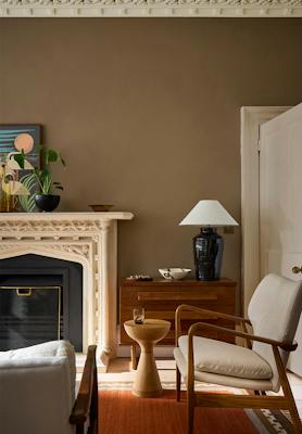 Little Greene Marle 355 Colour of the Year 2027 in a warm living room
