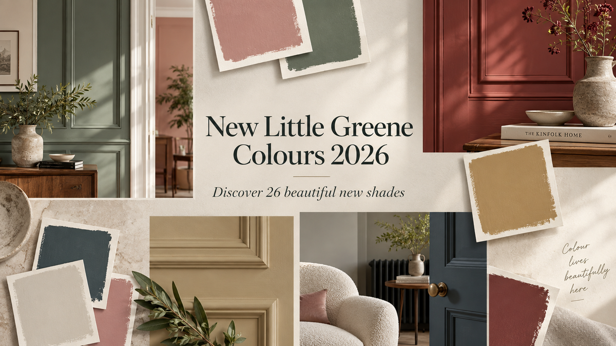 New Little Greene Colours 2026 - 26 new paint shades