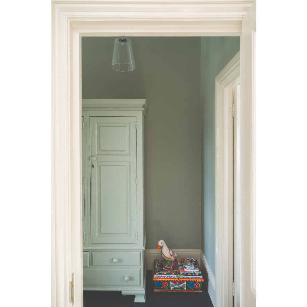 Farrow & Ball Light Gray No.17 paint in a lifestyle setting