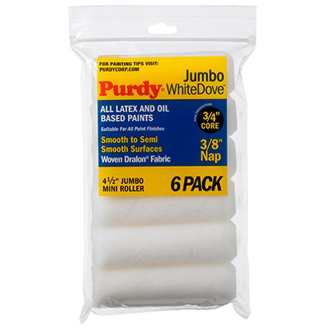 Purdy White Dove Mini Roller Kit 4.5 Inches, Pack of 6