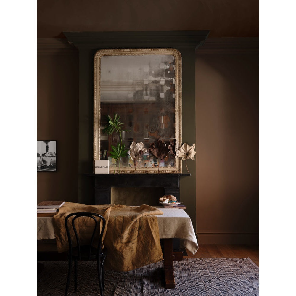 Farrow & Ball Broccoli Brown No.198 paint in a lifestyle setting