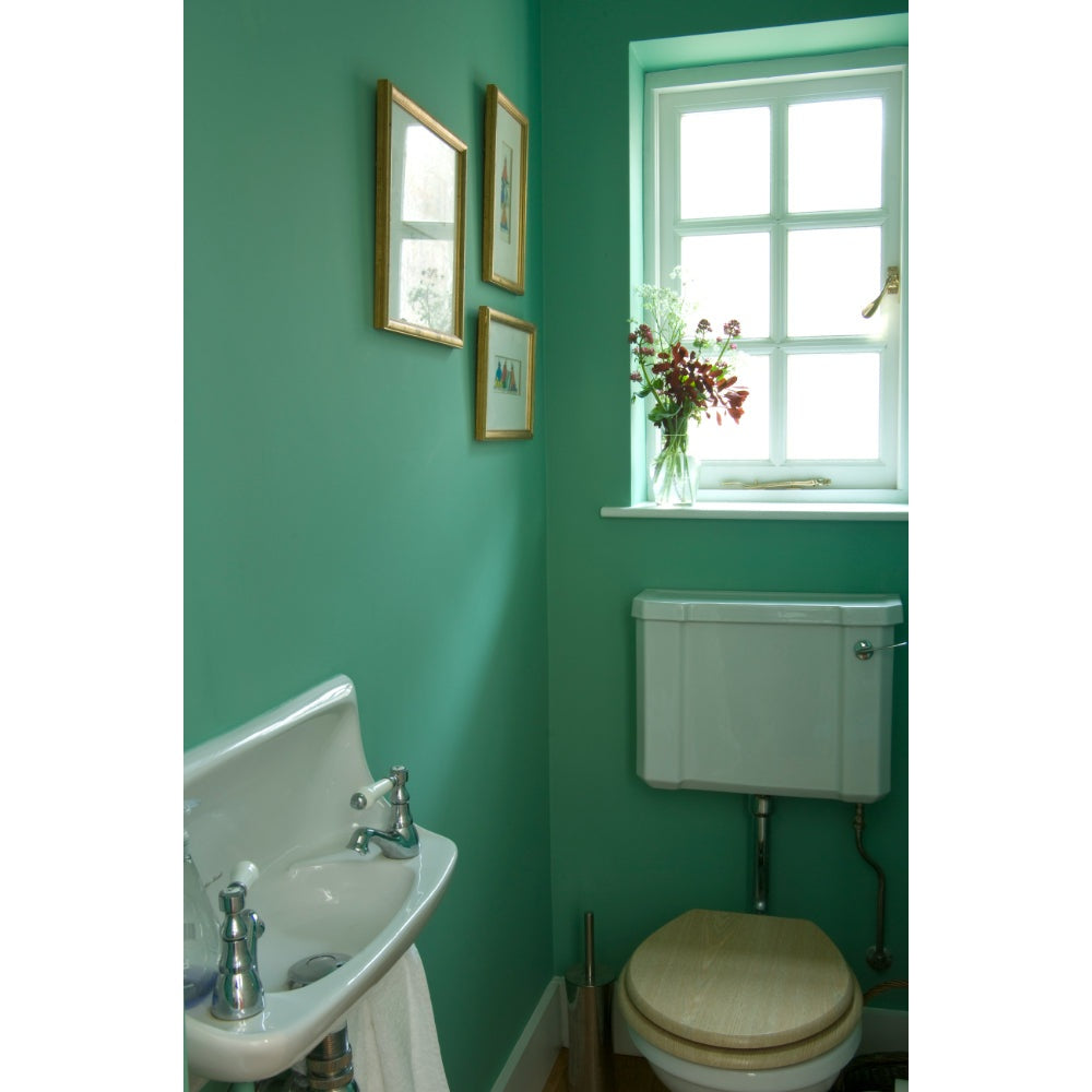 Farrow & Ball Arsenic No.214 paint in a lifestyle setting