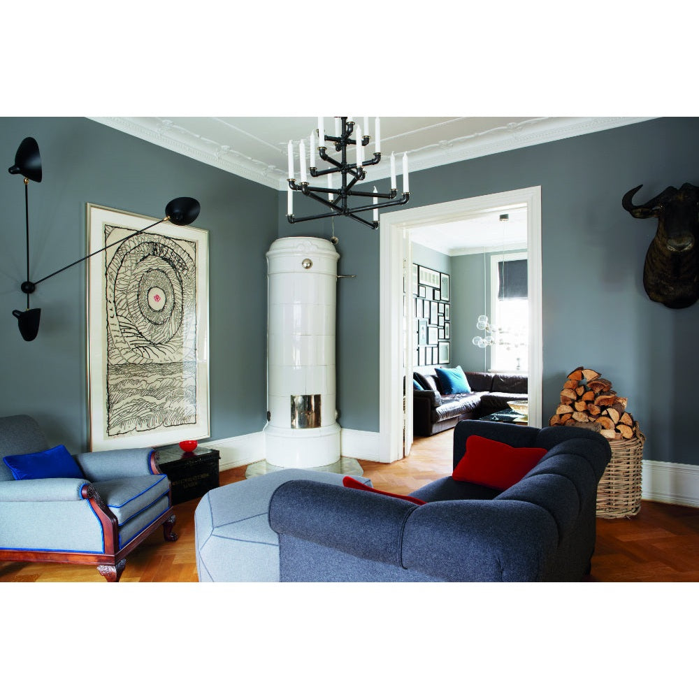 Farrow & Ball Plummett No.272 paint in a lifestyle setting