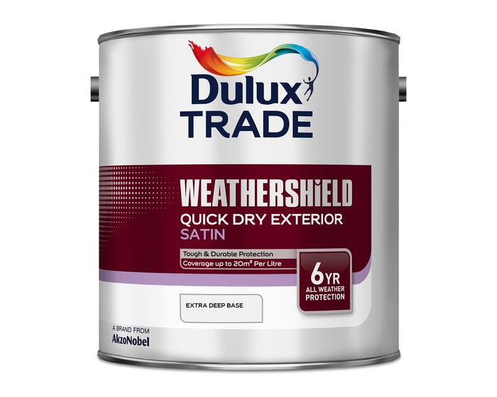 Dulux Trade Weathershield Quick Satin EXTRA DEEP 2.5L