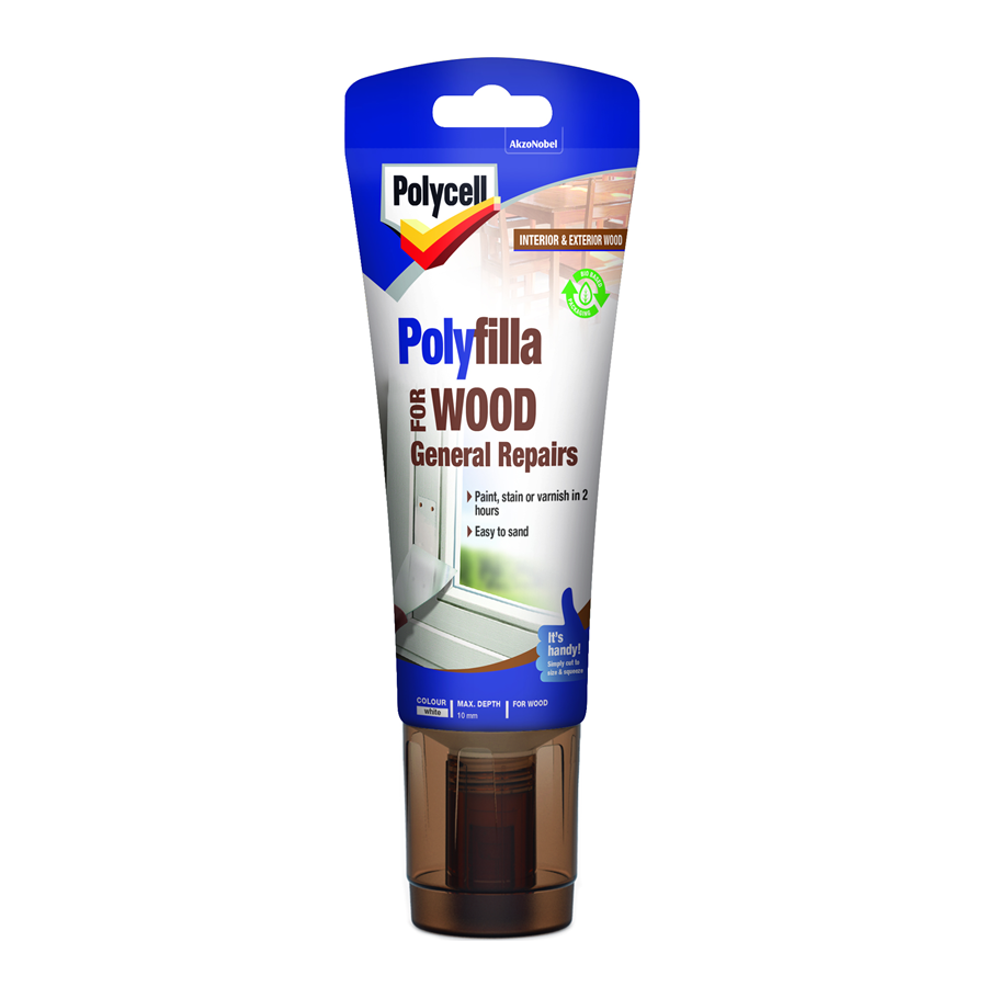 Polycell Large Repair Wood Filler White 330g