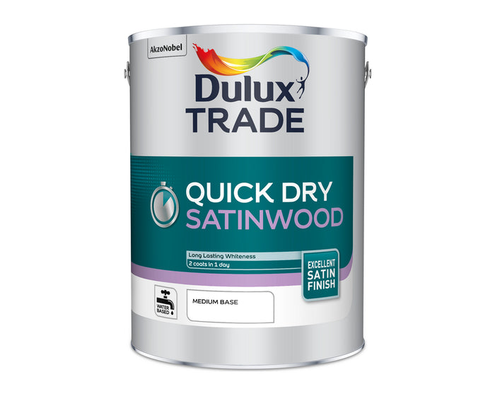 Dulux Trade Quick Satinwood MEDIUM 5L