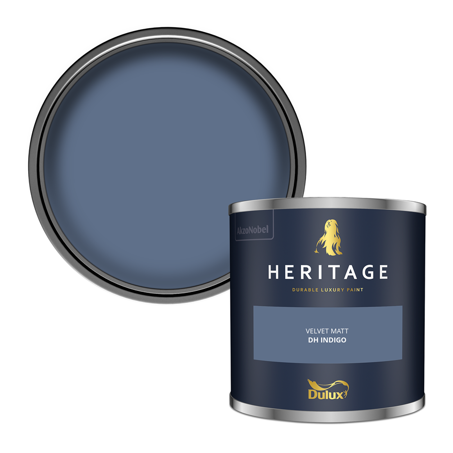 Dulux Heritage DH Indigo Paint – Luxury Interior Matt & Eggshell – Decor Express UK