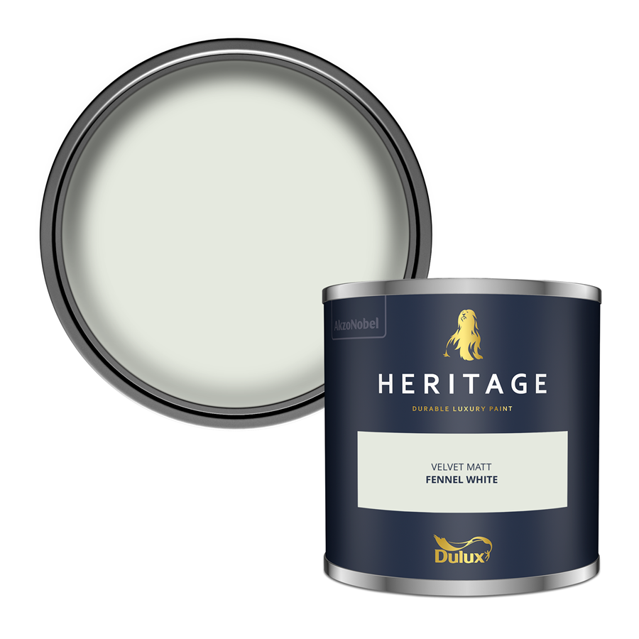 Dulux Heritage Fennel White Paint – Luxury Interior Matt & Eggshell – Decor Express UK