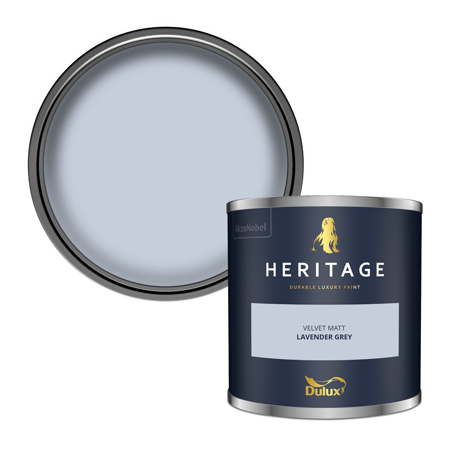 Dulux Heritage Lavender Grey Paint – Luxury Interior Matt & Eggshell – Decor Express UK