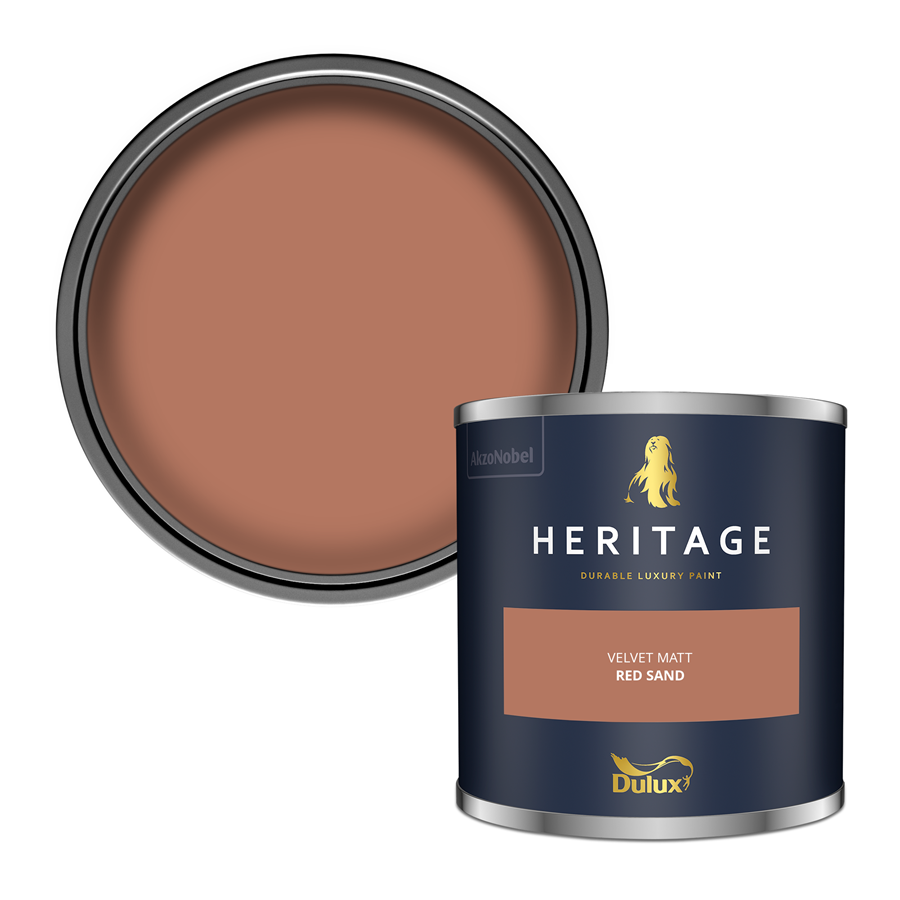 Dulux Heritage Red Sand Paint – Luxury Interior Matt & Eggshell – Decor Express UK