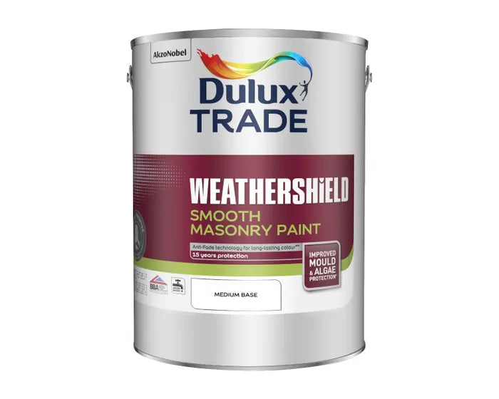 Dulux Trade Weathershield Smooth Masonry MEDIUM 5L