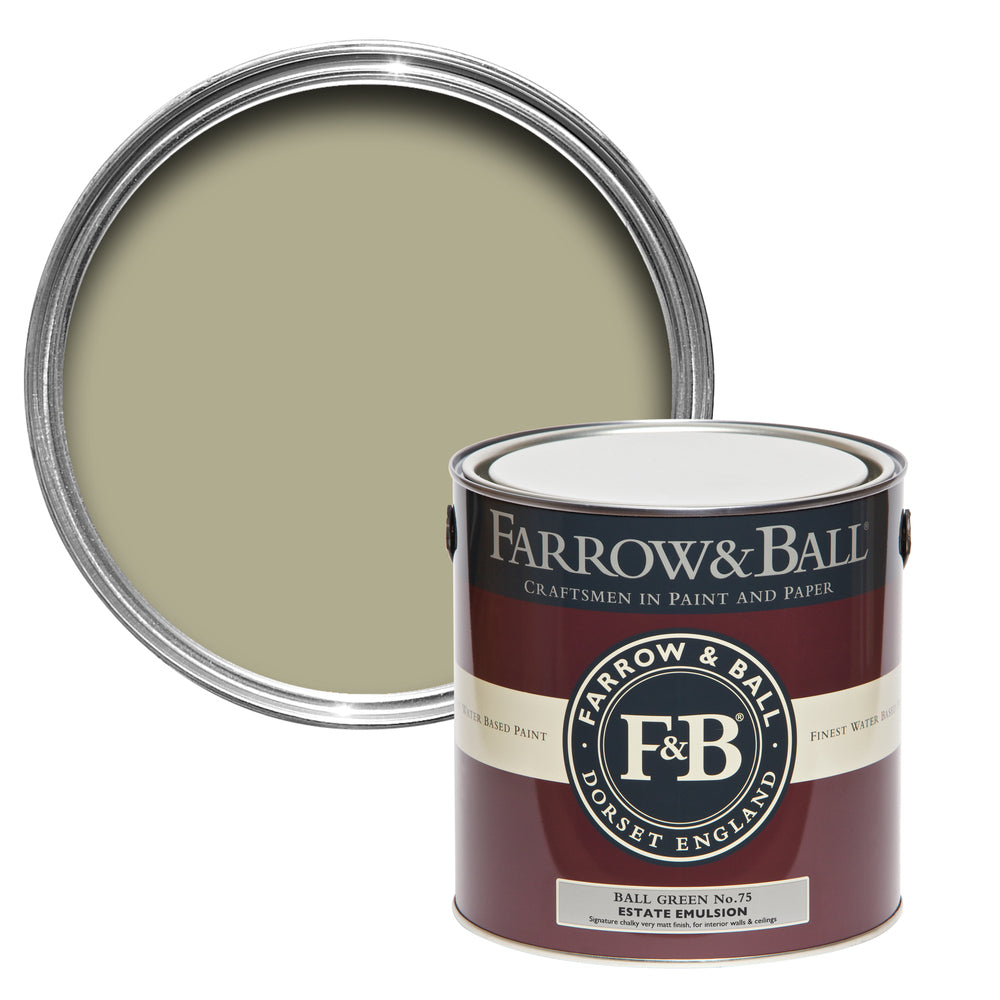 Farrow & Ball Ball Green 75 paint - colour swatch photo by Decor Express