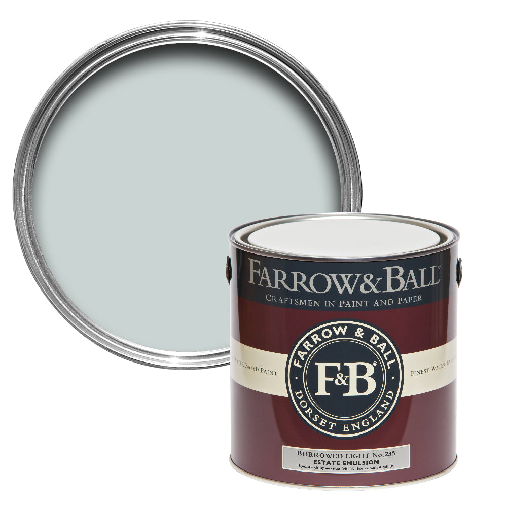 Farrow & Ball Borrowed Light 235 paint - colour swatch photo by Decor Express