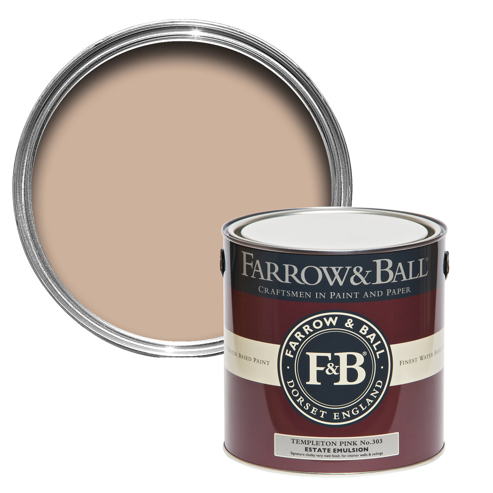 Farrow & Ball Templeton Pink 303 paint - colour swatch photo by Decor Express