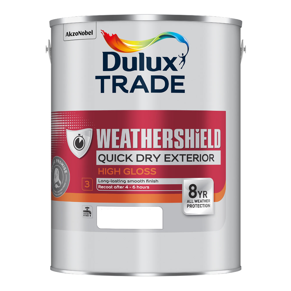 Dulux Trade Weathershield Quick Drying Gloss 1L - TINTED Colour