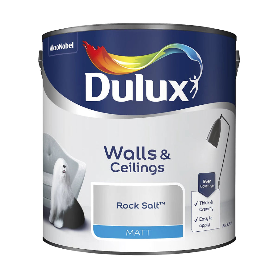 Dulux Matt Emulsion Rock Salt 2.5L