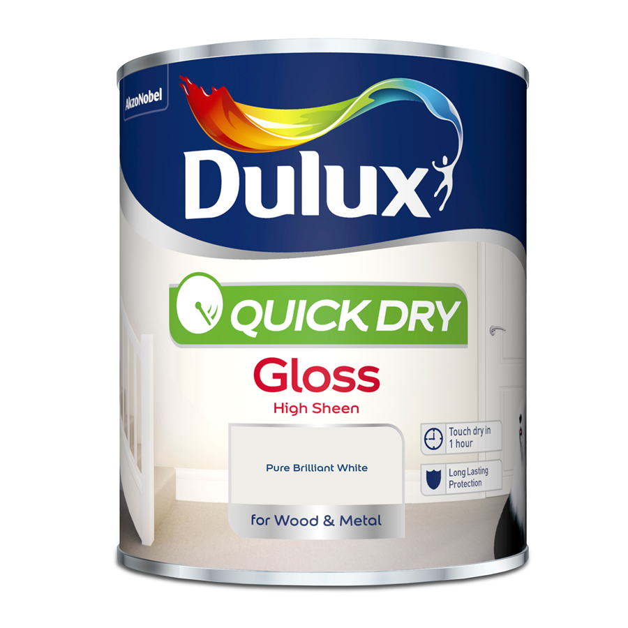 Dulux Quick Dry Gloss paint Decorating Centre