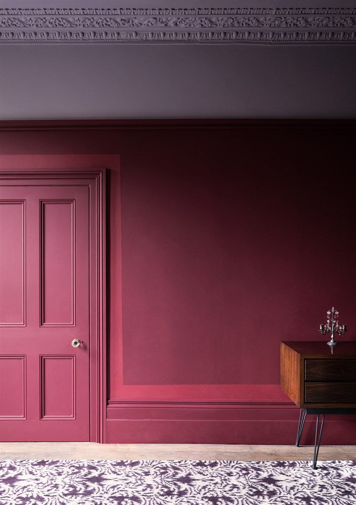 Paint & Paper Library Lady Char's Lilac 368 lifestyle – Grenache, Geisha, Lady Char's Lilac Highlight