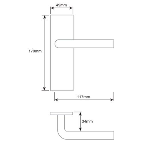 Royal Bathroom Lever