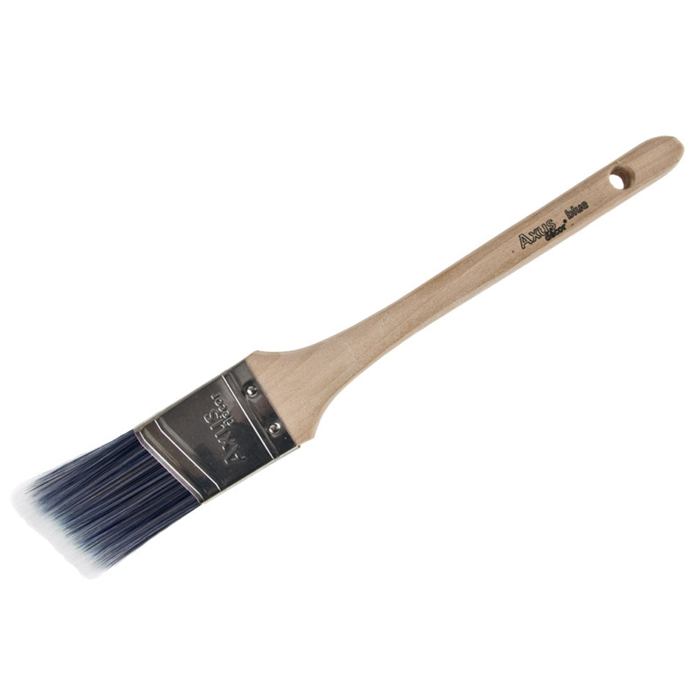 Axus Blue Series Angled Pro-Cutter Brush – full product centered with white margins