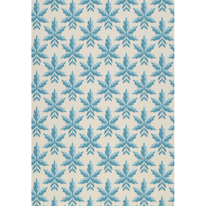Little Greene Clutterbuck wallpaper in Bice