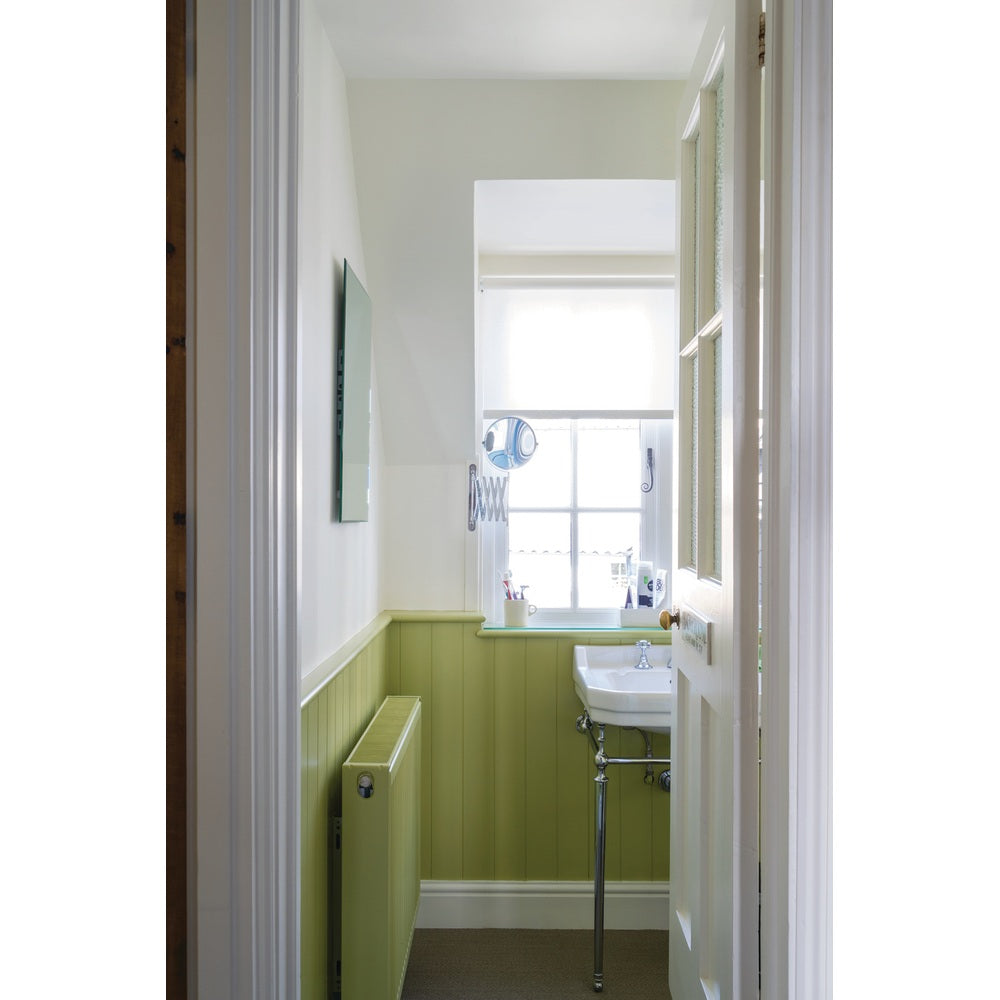 Farrow & Ball Churlish Green No.251 paint in a lifestyle setting