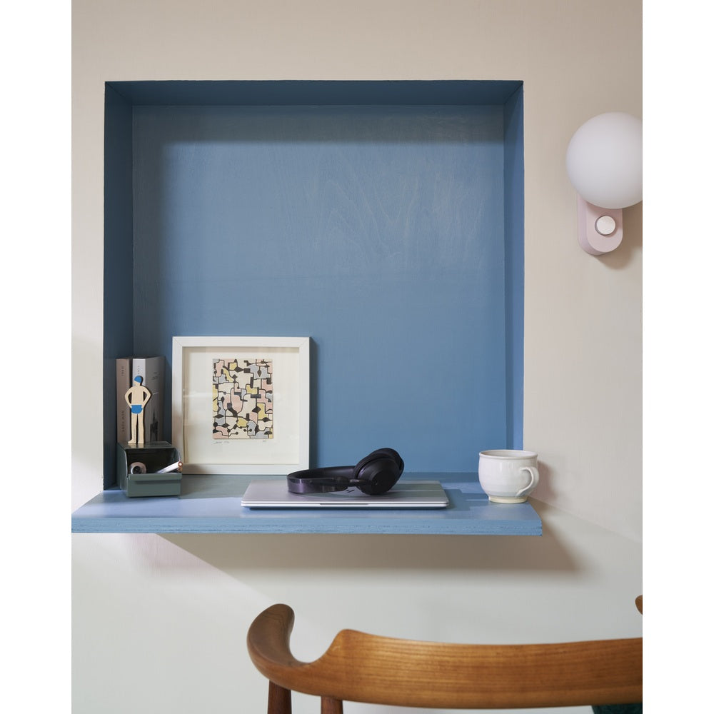 Farrow & Ball Stone Blue No.86 paint in a lifestyle setting