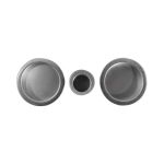 Circular Flush Pull Kit Satin Chrmoe