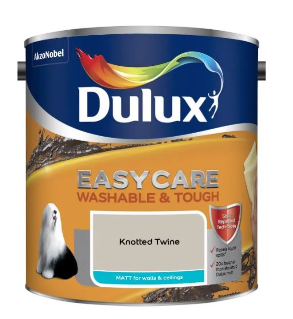 Dulux Easycare Washable & Tough Matt Paint Knotted Twine 2.5L – Decor Express paint store London.