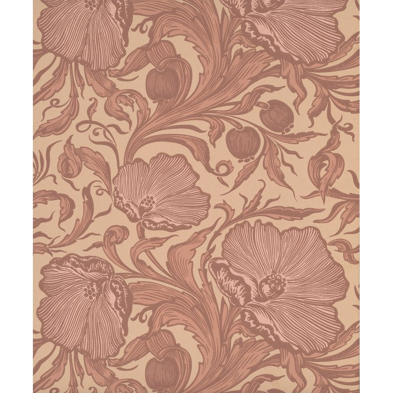 Little Greene Poppy Trail wallpaper in Masquerade