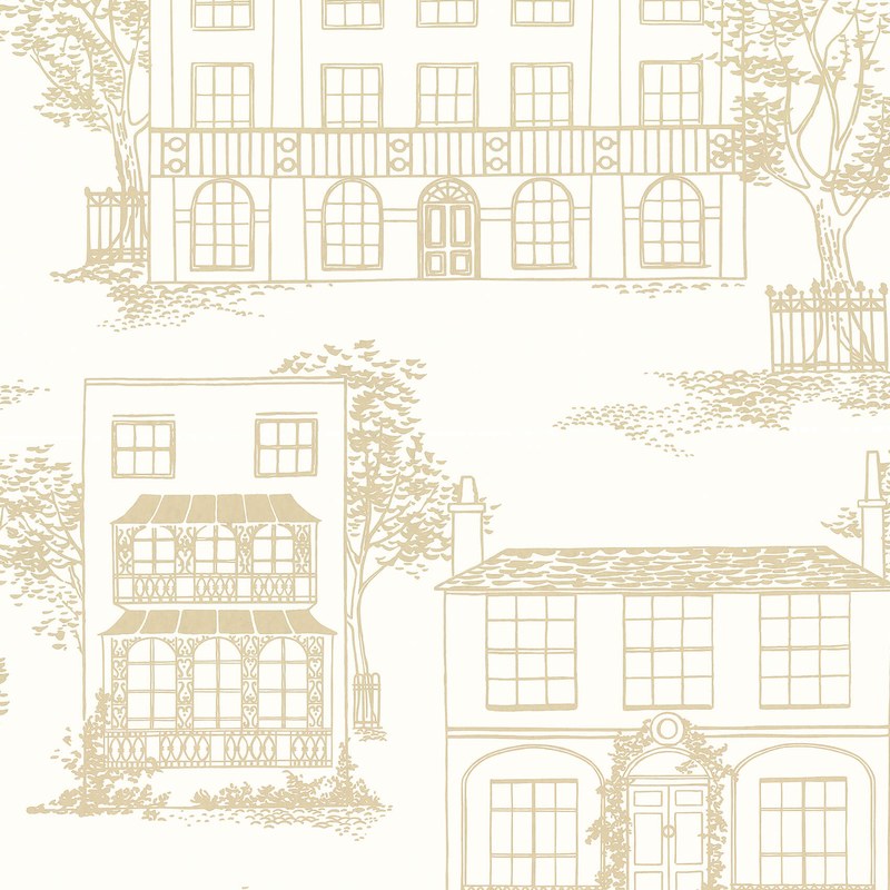 Little Greene Hampstead wallpaper in Cloister