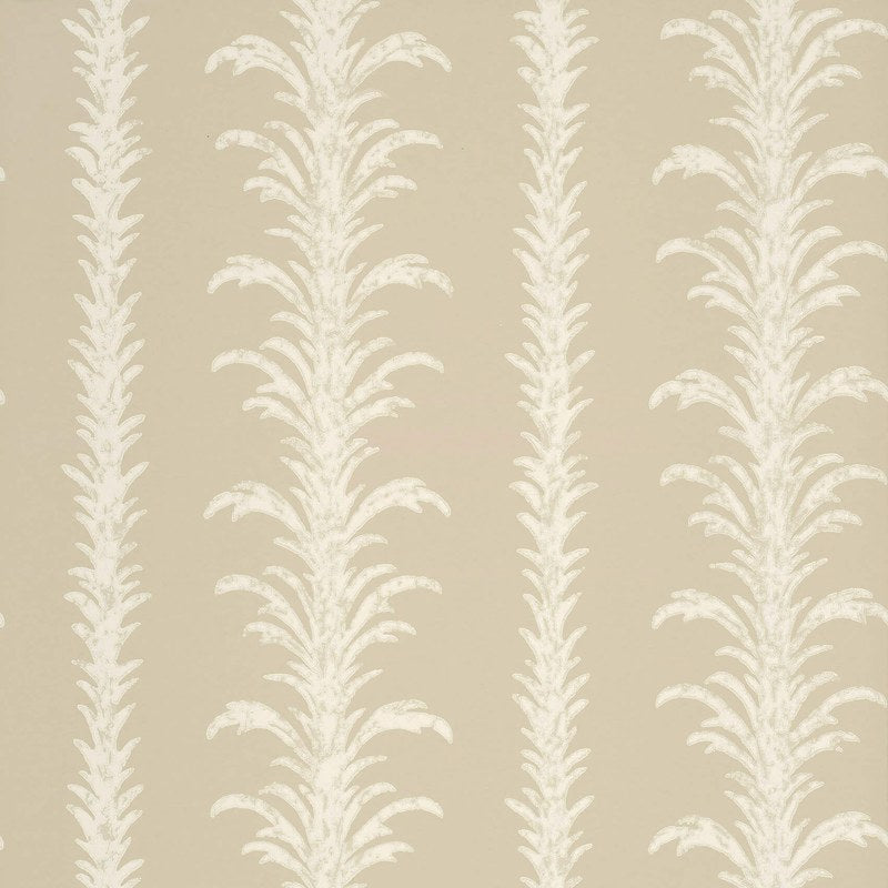 Little Greene Lauderdale wallpaper in Stone
