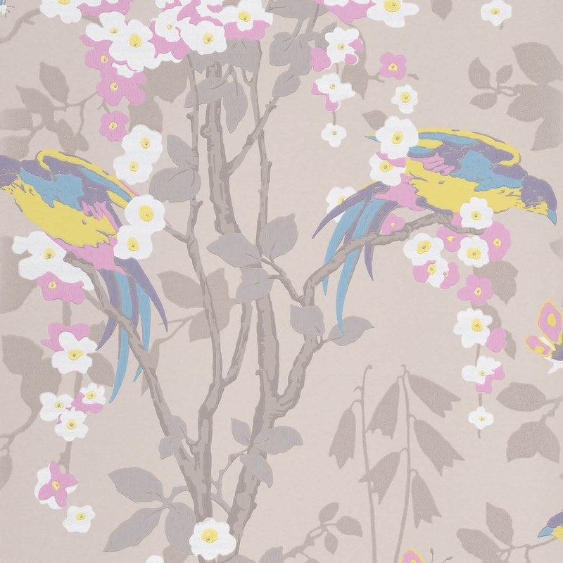Little Greene Loriini wallpaper in Dorian