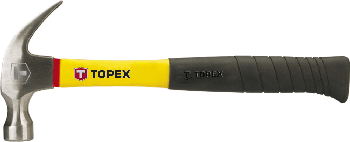 Claw hammer 450g, fibreglass handle