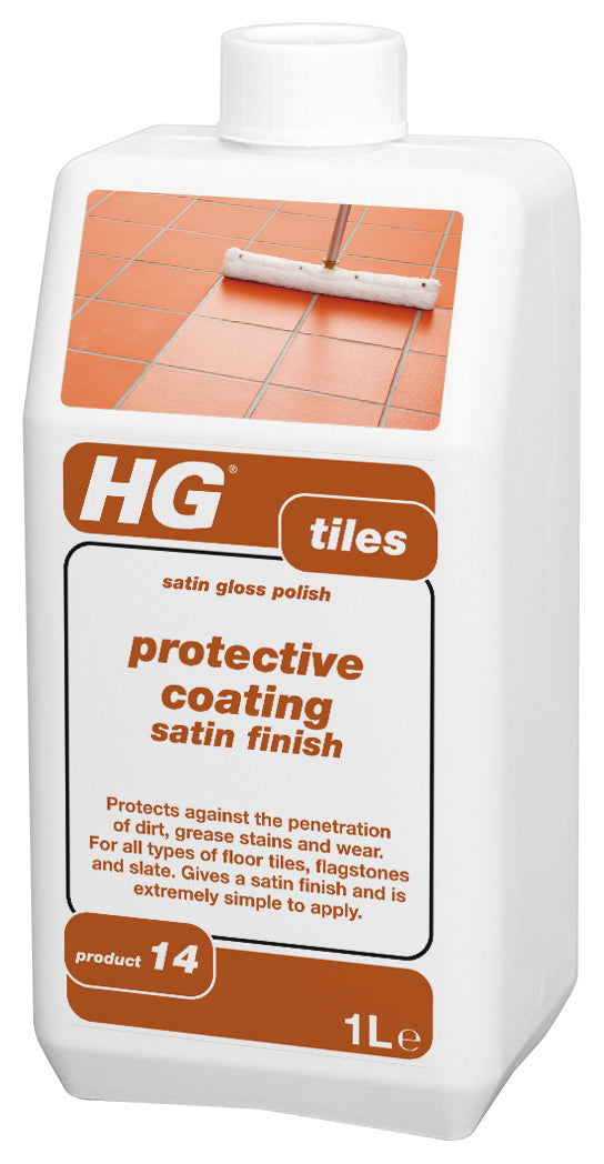 HG tile protective coating satin finish (satin gloss polish) (HG product 14) 1L