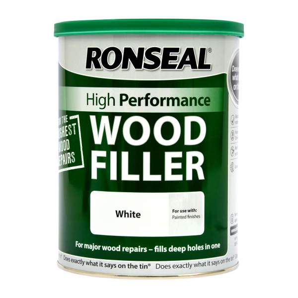 Ronseal High Performance 2 Part Wood Filler White 1kg