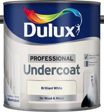 Dulux Professional Undercoat Brilliant White – Decor Express Clapham & Richmond London.