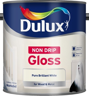 Dulux Non Drip Gloss Brilliant White – Decor Express Clapham & Richmond London.