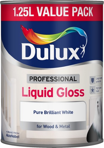 Dulux Liquid Gloss Pure Brilliant White 750ml – Decor Express Clapham & Richmond London.