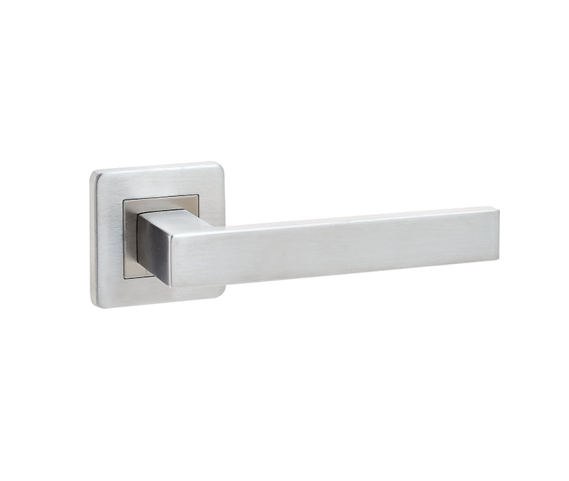 Sirius Door Handle on Rose Grade 304 Satin Stainless Steel JSS280
