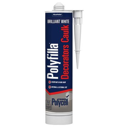 Polycell Decorators Caulk Filler Brilliant White 290ML – Product Image | Decor Express, Clapham & Richmond, London