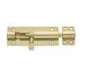Heavy Straight Barrel Bolts Polished Brass