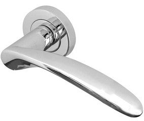Frelan Monaco Lever on Rose PC 50mm Rose - JV690PC Polished Chrome
