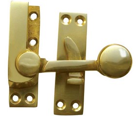 Frelan JV83PB Quadrant Sash Fastener Polished Brass