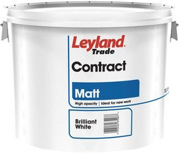 Leyland Contract Matt Brilliant White 10L