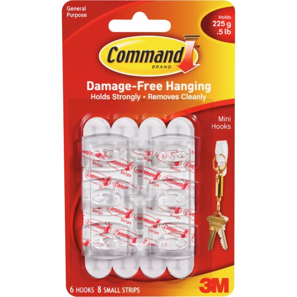 3M Command Hooks Clear