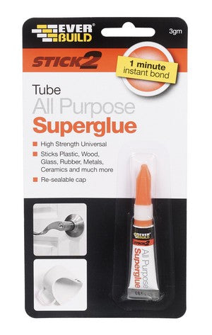 Stick 2 All Purpose Superglue Tube