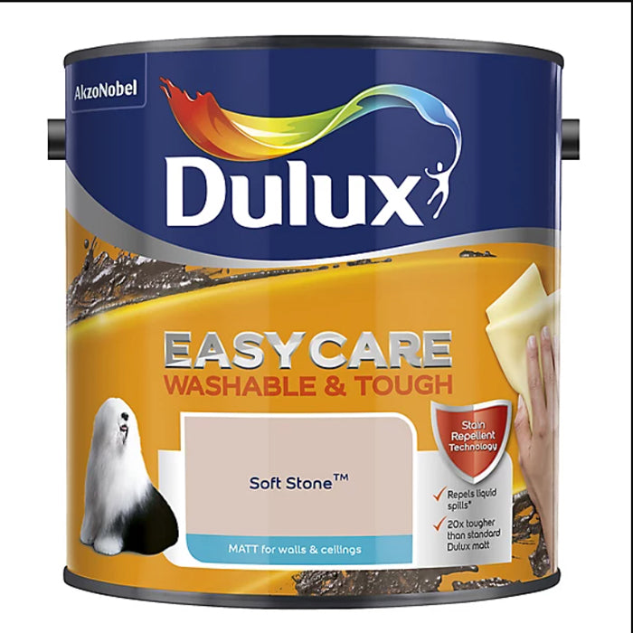 Dulux Easycare Soft Stone Matt Paint 2.5L – Decor Express London.
