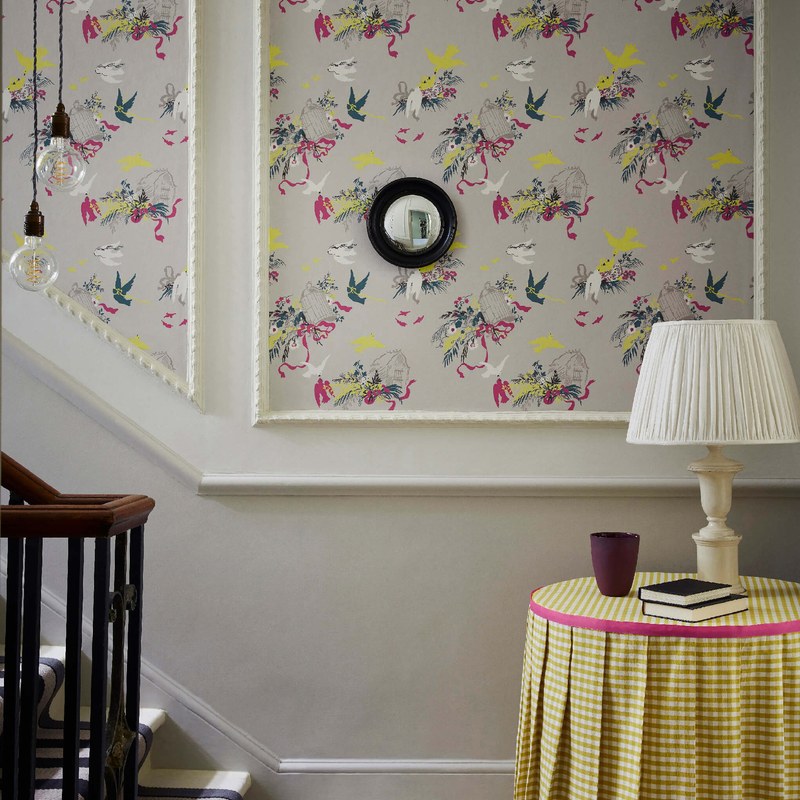 Little Greene Volières wallpaper — lifestyle image 03